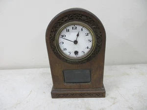 RELOJ ANTIGUO CON ESTANTE DE PÉNDULO SUPERIOR CÚPULA - necesita trabajo - Imagen 1 de 9