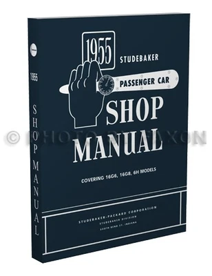 Studebaker Car Shop 1955 manual 55 Champion Commander President servicio reparación Foto 1 de 4