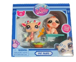Pares de mascotas Littlest Pet Shop Gen 7 serie 2 #9293 jirafa perezoso zoológico amigos 2024 - Imagen 1 de 3