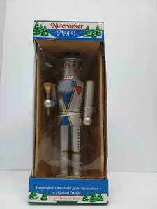 New - Vintage Tin Man Hand Painted Wooden Nutcracker, The Wizard of Oz 2000 - Picture 1 of 16