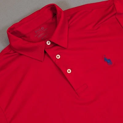Polo Ralph Lauren Mens Performance Polo Shirt Size Medium Golf Casual - Image 1 of 4