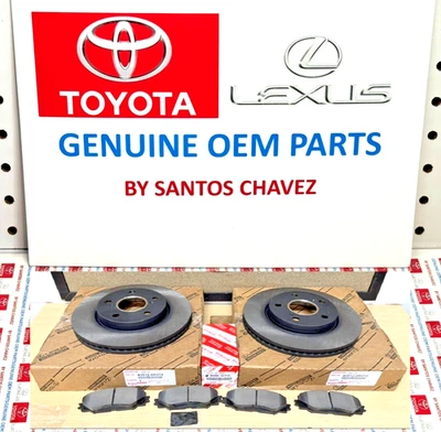 Juego de rotores y pastillas de freno Scion xB Base X2 2008-2015 PIEZA ORIGINAL OEM Foto 1 de 4