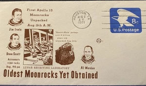 APOLLO 16 : OLDEST MOONROCKS YET OBTAINED UNPACKED HOUSTON 9 AUG 1971 - Picture 1 of 4