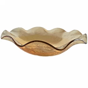 Louisa Iridescente Jeanette Floragold Ambra Grande Frutta Arruffata Carnevale  - Foto 1 di 9