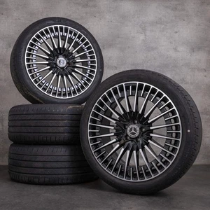 AMG Mercedes EQS 53 Sommerräder 21 Zoll SUV V297 Felgen A2974011500 schwarz - Bild 1 von 5