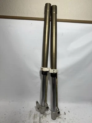 KTM 350 EXC 1986 OEM horquillas delanteras tubos rectos izquierda y derecha Foto 1 de 4