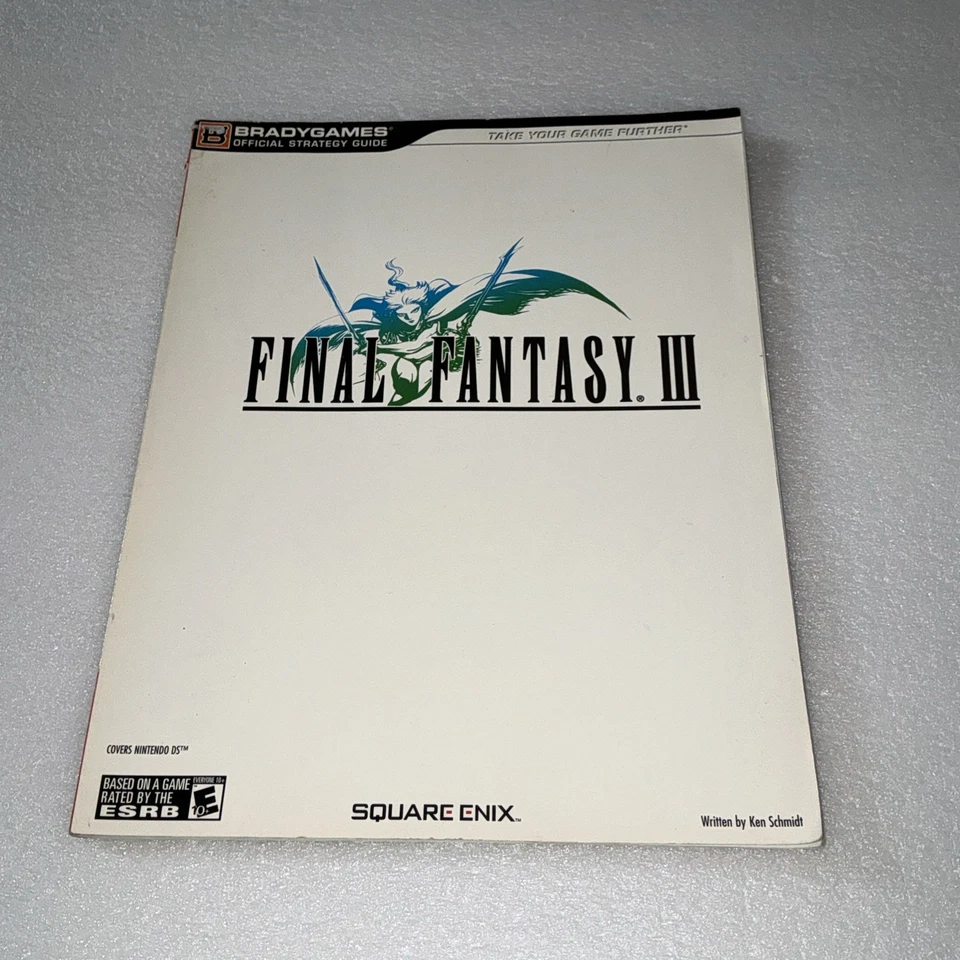 Final Fantasy III Official Strategy Guide by BradyGames for Nintendo DS 2006 - Image 1 of 4