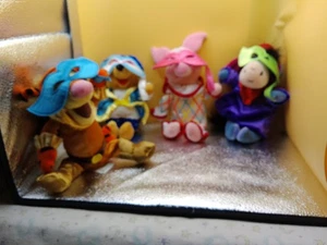 Winnie Pooh Disney Store Lot Plüsch Maskerade Tigger Ferkel Eeyore Komplettset - Bild 1 von 5