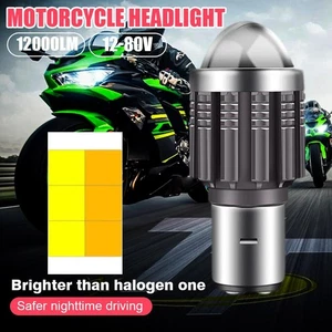 ❀BA20D H6 LED Motorcycle Headlight Spot Light Bulbs Hi/Lo Headlamps❀ M2I3 - Picture 1 of 18