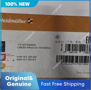 100% Neu Weidmüller UR20-4AO-UI-16-DIAG 1315730000 Romote E/A Modul - Bild 1 von 5