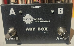 Live Wire Solutions ABY Box ABY1 Gitarrenpedal Verstärker Auswahl - GETESTET! Funktioniert - Bild 1 von 9