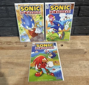Sonic the Hedgehog #1 #2 #3 (2018) Cover A IDW * 1st Print Lot Of 3 - Bild 1 von 3