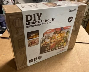 Rolife Garage Werkstatt DIY Miniatur Puppenhaus Bausatz DG165 Modellbausatz Basteln - Bild 1 von 1