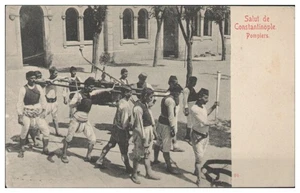 S5621/ Constantinople  Pompiers Türkei AK ca.1900 - Picture 1 of 2