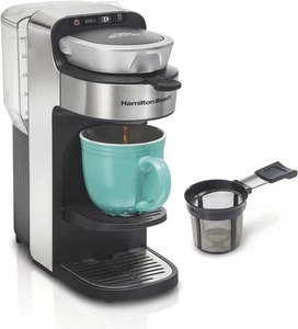 Hamilton Beach The Scoop Single Serve Coffee Maker - Stainless Steel (49987) - Picture 1 of 21
