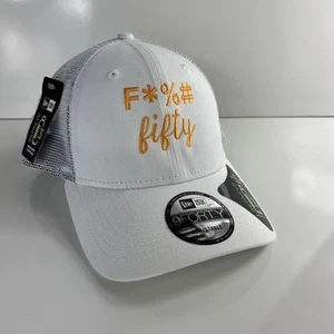 Cappello snapback F*%# Fifty New Era maglia bianco nuovo con etichette - Foto 1 di 7
