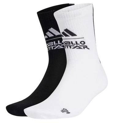 Calcetines Adidas X Pabllo Vittar Pride 2 pares blanco y negro IZ5013 GRANDES (8,5-10) Foto 1 de 4