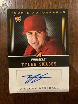 Autógrafos de novato Pinnacle 2013 #TS Tyler Skaggs automático Foto 1 de 2