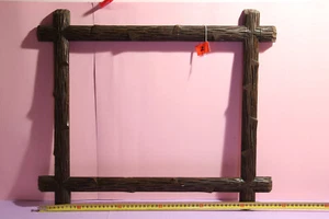 Antica cornice in legno stile Foresta Nera c1910/20s Ungheria 58x49cm - Foto 1 di 7