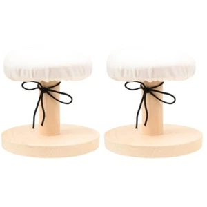 2pcs Bügelbrett für Kleidung Bügelbrettmantel Bügelbrett Holzhocker Kleidung - Bild 1 von 12