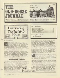 The Old-House Journal Band 5 Ausgabe 2. Februar 1977 - Bild 1 von 1