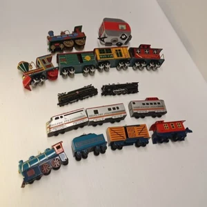Hallmark Ornament Lot Of 15 1990s Trains.  Steam Locomotive. Lionel.  - Picture 1 of 24