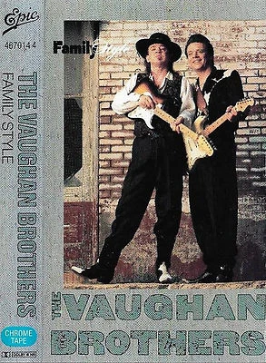 THE VAUGHAN BROTHERS FAMILY STYLE CASSETTE ALBUM STEVIE RAY Blues Rock, Pop Rock - Image 1 of 4