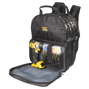 Electrician Tool Backpack Bag Technician Organizer 75 Pocket HVAC Tech Mechanic - Picture 1 of 6