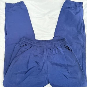 Vintage Nike Trainingshose Herren L White Tag Windbreaker Zip Ankle Nylon leicht - Bild 1 von 5