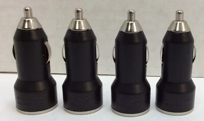 Cargador de Coche Mini USB Doble 3.1 Amperios, Negro, Lote de 4, Envío Gratis Foto 1 de 2