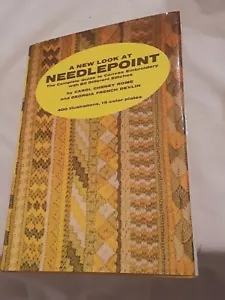 SIGNED 1st Edition A New Look At Needlepoint:Complete Guide to Canvas Embroidery - Foto 1 di 11