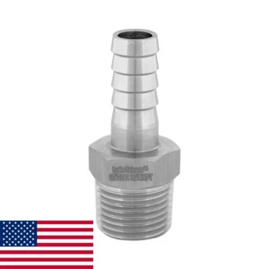 1/2" HB x 1/2" MNPT Adaptive Fitting SS304 LoCo Science!! - Bild 1 von 5