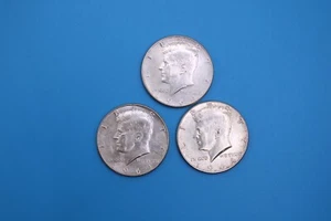 3 Early Strike Proof-like Kennedy Halves 1.50 Face - Picture 1 of 8