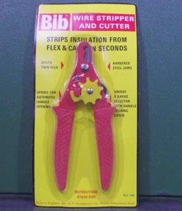 Bib Wire Stripper & Cutter - Light Duty Twin Flex Cable Insulation Stripper 8B - Picture 1 of 4