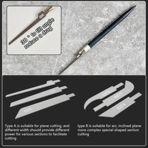 Mini Bügelsäge Exquisite Hand DIY Werkzeug Modell Handwerk für Modell NEU DD5RS - Picture 1 of 17