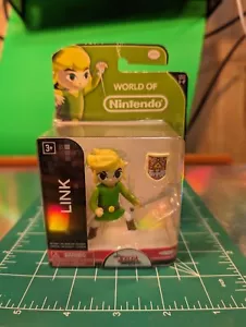 Jakks World of Nintendo Legend of Zelda Wind Waker Toon Link 3.75” Figure - Picture 1 of 2