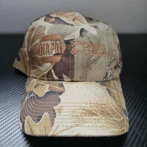 NWT NAPA Shocks & Struts Camoflauge Adjustable Baseball Hat Y2K Curved Bill - Picture 1 of 7