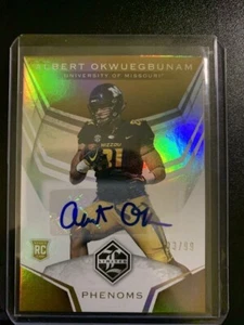 2020 Limited Phenoms Signatures Black #12 Albert Okwuegbunam Broncos - Picture 1 of 2