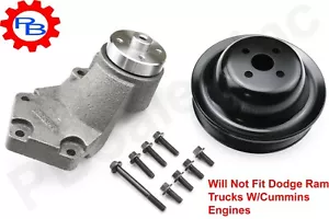 Fan support Bracket with pulley, bolts for Cummins Replaces OEM # 3911202 - Foto 1 di 7
