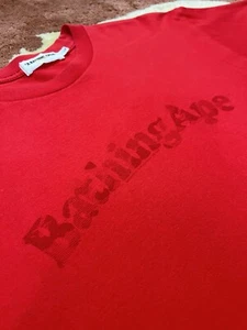 2008 A Bathing Ape Bape Red T L Baby Milo Nigo Human Made Futura Kaws Camo Verdy - Picture 1 of 7