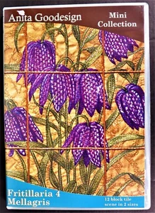 Fritillaria 4 Mellagris - Anita Goodesign - CD Diseños de Bordado - EUC - Imagen 1 de 3