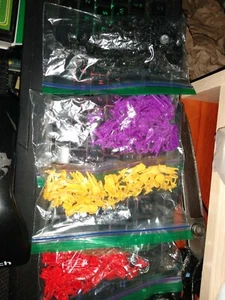 PARTS ONLY,YELLOW/BLACK/RED/PURPLE Risk Transfo/Cybertron Battle Edi.'07 - Picture 1 of 5