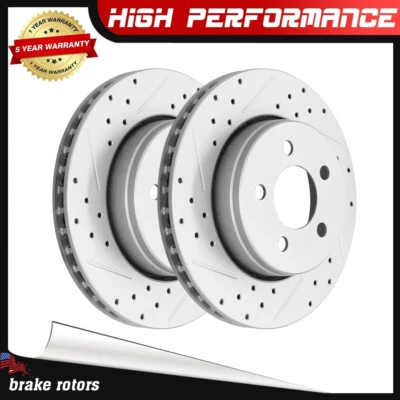 302mm Front Disc Brake Rotors for 2008 2009 2010 - 2012 Jeep Liberty Dodge Nitro - Image 1 of 4