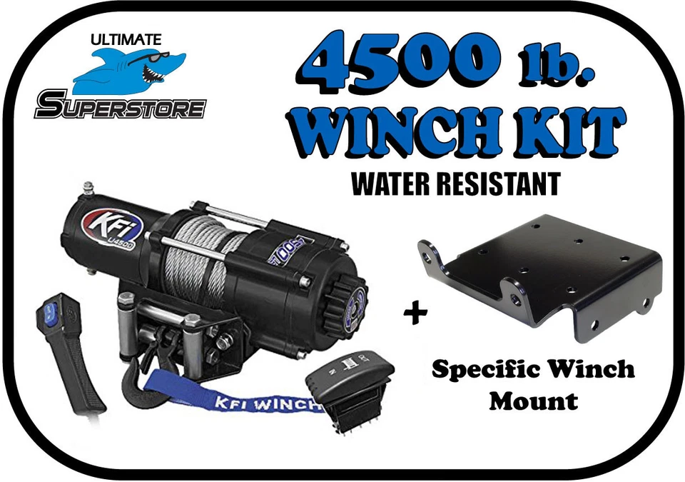 KFI 4500 lb. Kit de montaje de cabrestante '13-'18 POLARIS Ranger 900 tamaño completo Foto 1 de 4
