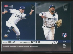 Luis Urias Fernando Tatis Jr 2019 Topps Now /559 #93 Rookie RC - Picture 1 of 2