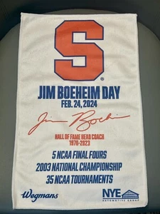 Syracuse University - Jim Boeheim Day - Rally Towel - Syracuse Orange 2/24/2024 - Picture 1 of 3
