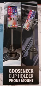 360 Gooseneck Car Cup Holder Phone Mount - New And Sealed - Zdjęcie 1 z 4