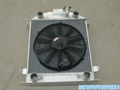 3 ряда алюминиевый радиатор + вентилятор для модели Ford A с двигателем с плоской головкой 1928-1929 28 29 - Изображение 1 из 4