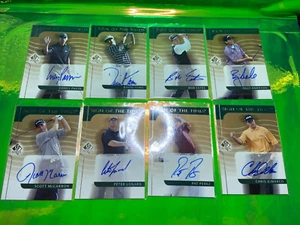LOT X8 2003 PGA SP Authentic auto Golf Sign of The Times Corey Pavin David Toms - Foto 1 di 2