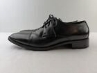 Cole Haan Lennox Hill Oxford Men 13 M Black Leather Cap Toe Dress Shoe Luxury